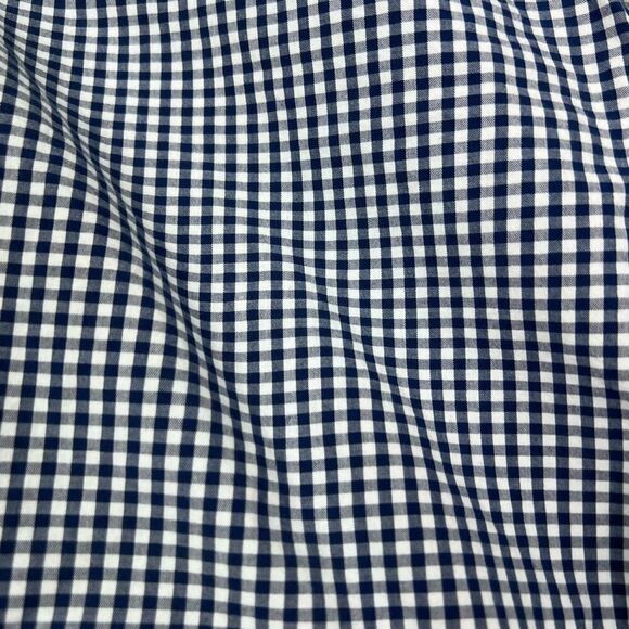 J.Crew Slim Fit Gingham Check Button Down Shirt Men’s L Blue White - Picture 6 of 6